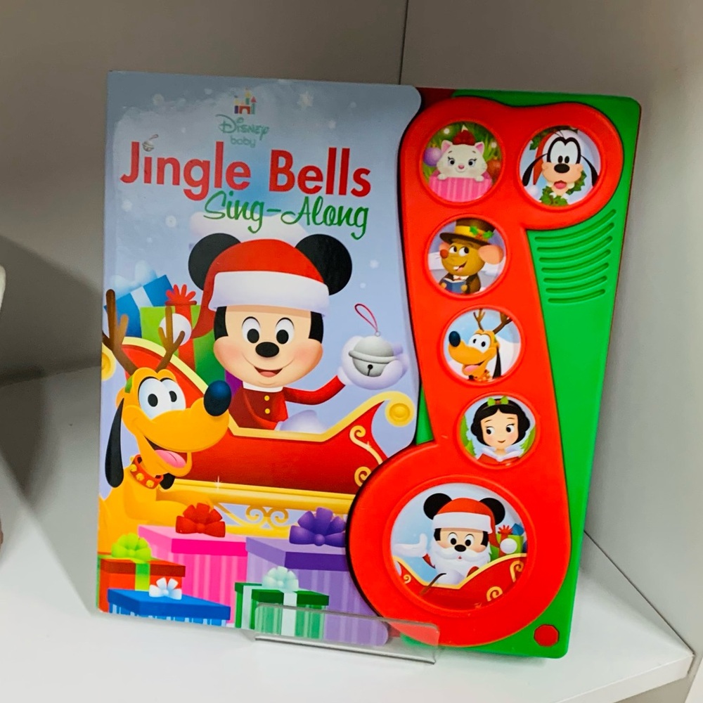 Disney Jingle Bells Sing-Along Book - Red and Green